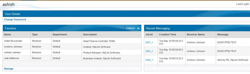 Custom dashboard that displays essential system data